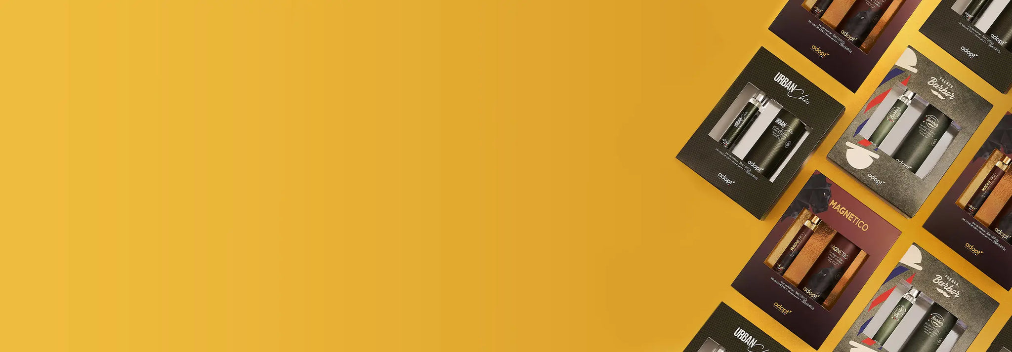 Perfume set men banner